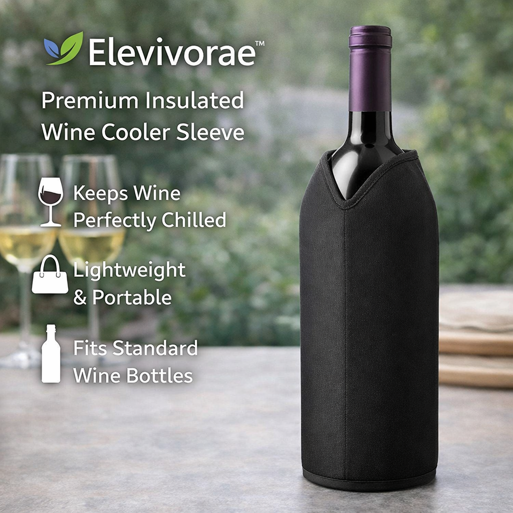 Elevivorae™ Premium Insulated Wine Cooler Sleeve